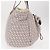 FENDI Zucchino Canvas Tote Bag Weiß Braun Auth 146551V - Ansicht 4