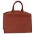 LOUIS VUITTON Borsa a Mano Epi Riviera Marrone M48183 LV Auth BA8583