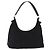 Borsa a Spalla Vala in Nylon Nero e Argento di Salvatore Ferragamo Auth ka686