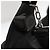 Borsa a Spalla Vala in Nylon Nero e Argento di Salvatore Ferragamo Auth ka686 - vista 10