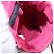 CHANEL Bolsa de Ombro Choco Bar em Couro Rosa Prata com Corrente e CC Auth BA8714 - vista 11