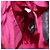 CHANEL Bolsa de Ombro Choco Bar em Couro Rosa Prata com Corrente e CC Auth BA8714 - vista 21