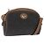 Borsa a spalla in tela a nido d'ape PVC Christian Dior nera marrone oro Auth ka647