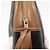 Borsa a spalla in tela a nido d'ape PVC Christian Dior nera marrone oro Auth ka647 - vista 10