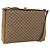Gucci Borsa a Spalla Micro GG Supreme PVC Beige Oro 001 20 1368 Auth 156987 D'oro