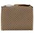 Gucci Borsa a Spalla Micro GG Supreme PVC Beige Oro 001 20 1368 Auth 156987 D'oro - vista 2