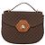 Céline Borsa a mano in tela Macadam CELINE in pelle PVC marrone oro Auth 157765 D'oro - vista 13