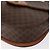 Céline Borsa a mano in tela Macadam CELINE in pelle PVC marrone oro Auth 157765 D'oro - vista 15
