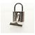 LOUIS VUITTON Manschettenknopf Cadena Eclet Schloss Ag925 Silber Auth 143056M - Ansicht 3