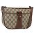 Borsa Sherry Line GG Supreme Web di GUCCI in PVC beige e oro 001 58 6177 Auth 157107 D'oro