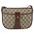 Borsa Sherry Line GG Supreme Web di GUCCI in PVC beige e oro 001 58 6177 Auth 157107 D'oro - vista 13
