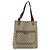 Borsa tote Gucci GG Supreme Web Sherry Line in PVC beige e rosso 39 02 003 Auth BA8627 - vista 2