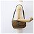Borsa a Spalla in Tela Trotter Christian Dior Beige Oro Auth 157258 D'oro - vista 22