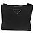 Borsa a Spalla PRADA Nylon Nero Argento Autentica 153653V - vista 13