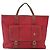 Chloé Borsa Tote in Pelle Rossa e Oro Autentica 156874 Rosso D'oro - vista 2