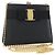 Borsa a Spalla Vala in Pelle Nera e Oro di Salvatore Ferragamo Auth 157062 Nero D'oro