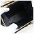 Borsa a Spalla Vala in Pelle Nera e Oro di Salvatore Ferragamo Auth 157062 Nero D'oro - vista 14
