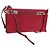 LOEWE Anagram Missy Piccola Borsa a Spalla in Pelle Rossa Argento Auth 153712V Rosso