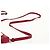 LOEWE Anagram Missy Piccola Borsa a Spalla in Pelle Rossa Argento Auth 153712V Rosso - vista 14