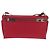LOEWE Anagram Missy Piccola Borsa a Spalla in Pelle Rossa Argento Auth 153712V Rosso - vista 2