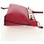 LOEWE Anagram Missy Piccola Borsa a Spalla in Pelle Rossa Argento Auth 153712V Rosso - vista 4
