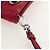 LOEWE Anagram Missy Piccola Borsa a Spalla in Pelle Rossa Argento Auth 153712V Rosso - vista 7