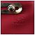 LOEWE Anagram Missy Piccola Borsa a Spalla in Pelle Rossa Argento Auth 153712V Rosso - vista 8