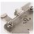 Spilla CHANEL metallo Argento CC Auth 157988SM - vista 4
