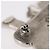 Spilla CHANEL metallo Argento CC Auth 157988SM - vista 5