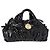 Borsa a Mano GUCCI Smalto Nero Oro 197020 Auth BA8750 D'oro