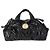 Borsa a Mano GUCCI Smalto Nero Oro 197020 Auth BA8750 D'oro - vista 2