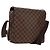 LOUIS VUITTON Borsa a Spalla Naviglio Damier Ebene N45255 LV Auth bs31667