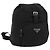 PRADA Backpack Nylon Black Silver Auth bs31715 Silvery