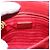 PRADA Bolso de Hombro con Cadena Nylon Rojo Dorado Auth 156490 Roja - vista 16