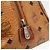Borsa Boston Mini Vicetos Logogram MCM in pelle PVC marrone e oro Auth 151771 D'oro - vista 15