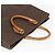 Céline Borsa a mano in tela Macadam CELINE in pelle PVC marrone oro Auth gh1448 D'oro - vista 6