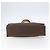 Céline Borsa a mano in tela Macadam CELINE in pelle PVC marrone oro Auth gh1448 D'oro - vista 9