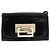 Borsa a Spalla FENDI Smalto Nero Oro Auth 156479 D'oro - vista 2
