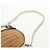 Borsa Cesta PRADA in vimini pelle bianca beige argento autentica mr1668SAM Bianco - vista 10