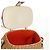 Borsa Cesta PRADA in vimini pelle bianca beige argento autentica mr1668SAM Bianco - vista 18