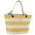 Borsa Tote Burberry Blue Label in tela gialla Auth 151770