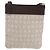 Bulgari Bolsa de Ombro BVLGARI Logo Mania Lona Bege Prata Auth 148587V - vista 3