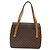 Céline Borsa a mano in tela Macadam Medallion CELINE in pelle PVC marrone oro Auth 156441 D'oro - vista 3
