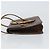 Céline Borsa a mano in tela Macadam Medallion CELINE in pelle PVC marrone oro Auth 156441 D'oro - vista 5