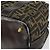 Borsa a mano in tela Zucca FENDI nera marrone oro Auth 155701 Nero D'oro - vista 11