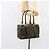 Borsa a mano in tela Zucca FENDI nera marrone oro Auth 155701 Nero D'oro - vista 25