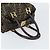 Borsa a mano in tela Zucca FENDI nera marrone oro Auth 155701 Nero D'oro - vista 8