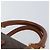 Céline Bolsa de mão em lona Macadam CELINE em couro PVC marrom e dourado Auth ka572 - vista 8