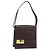 GUCCI Schultertasche aus braunem Leder mit Gold 001 1274 1874 Auth am9820 Golden