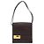 GUCCI Schultertasche aus braunem Leder mit Gold 001 1274 1874 Auth am9820 Golden - Ansicht 2